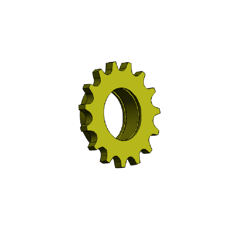 81. Sprocket 15 Teeth Bearing Type