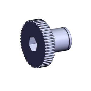 Hexagonal Shaft Gear (Thin Blade)
